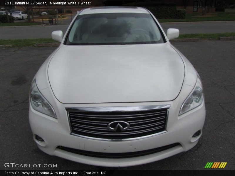 Moonlight White / Wheat 2011 Infiniti M 37 Sedan