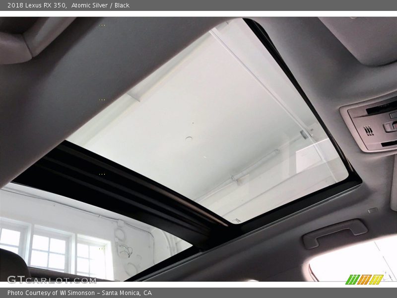 Sunroof of 2018 RX 350