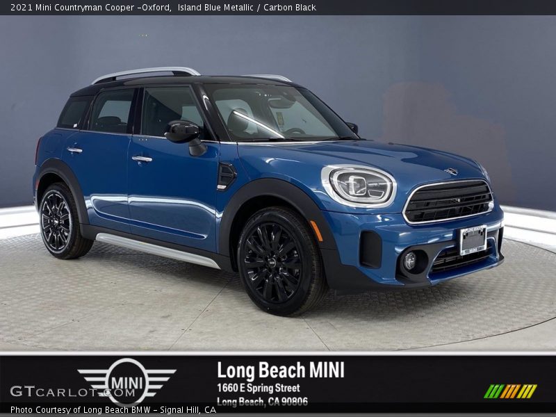 Island Blue Metallic / Carbon Black 2021 Mini Countryman Cooper -Oxford