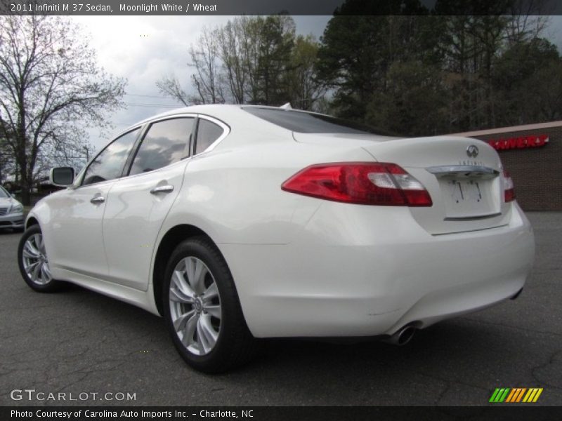Moonlight White / Wheat 2011 Infiniti M 37 Sedan