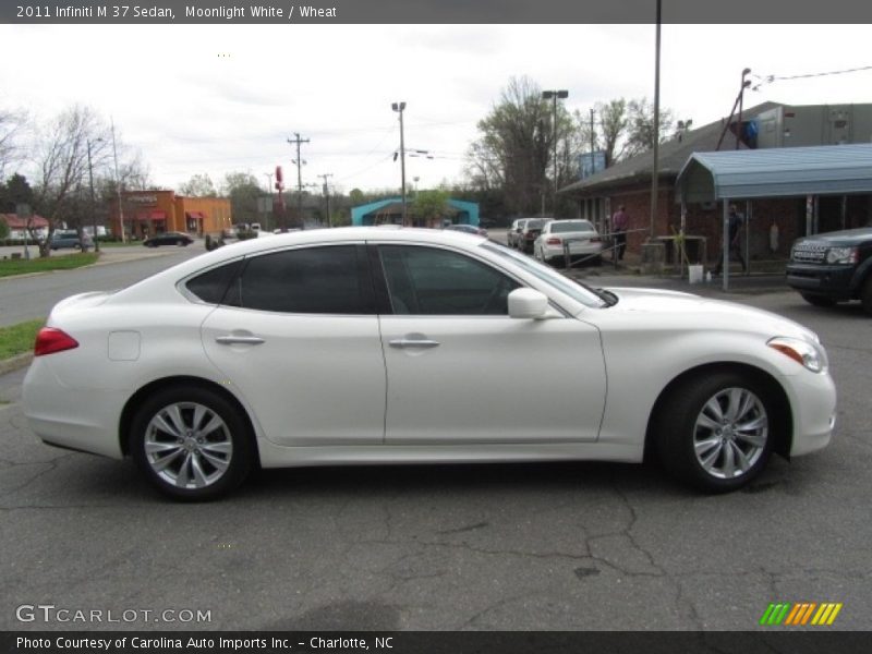 Moonlight White / Wheat 2011 Infiniti M 37 Sedan