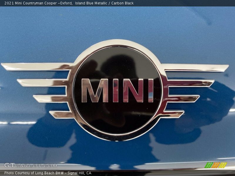 Island Blue Metallic / Carbon Black 2021 Mini Countryman Cooper -Oxford