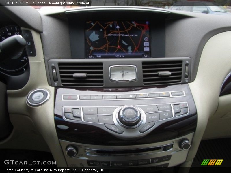 Moonlight White / Wheat 2011 Infiniti M 37 Sedan