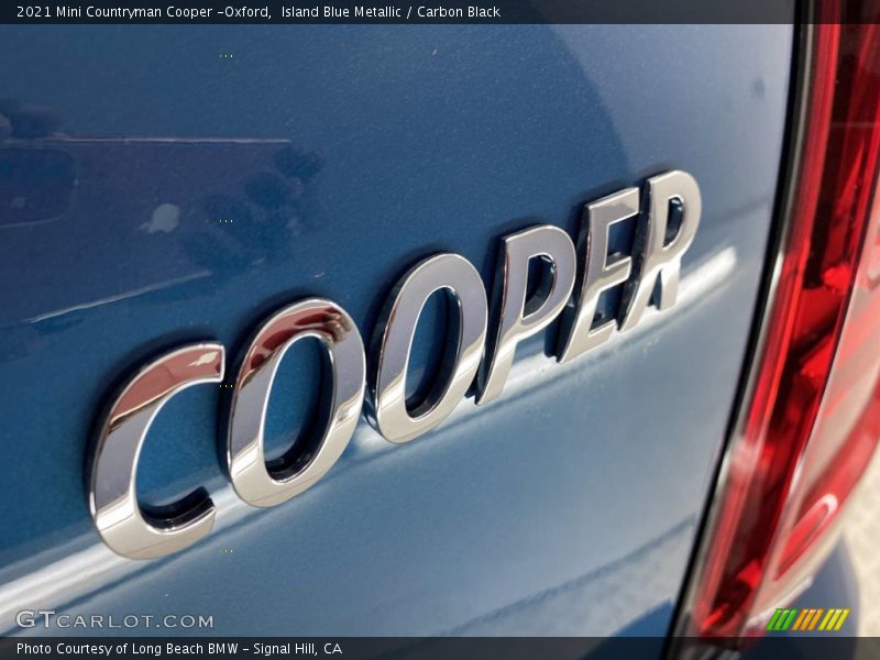Island Blue Metallic / Carbon Black 2021 Mini Countryman Cooper -Oxford