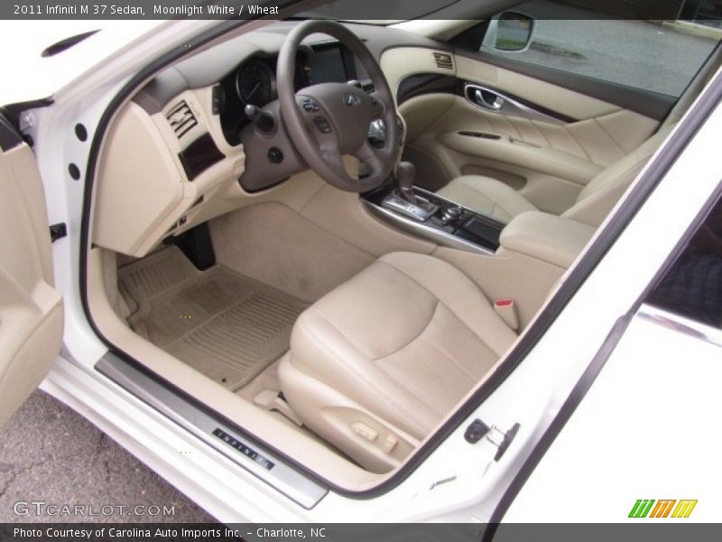 Moonlight White / Wheat 2011 Infiniti M 37 Sedan