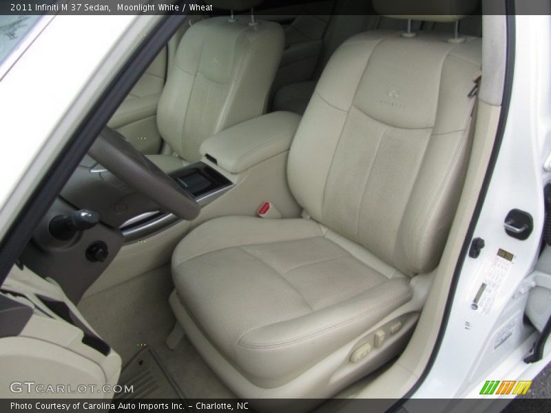 Moonlight White / Wheat 2011 Infiniti M 37 Sedan