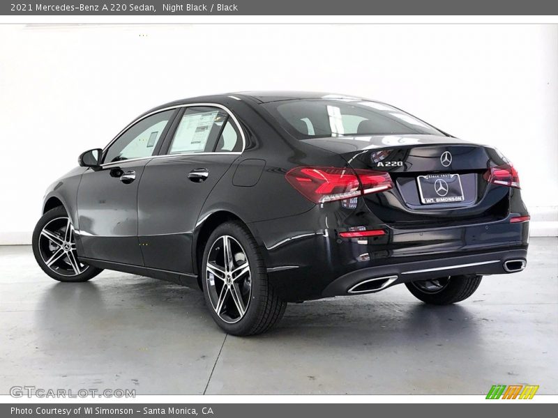 Night Black / Black 2021 Mercedes-Benz A 220 Sedan