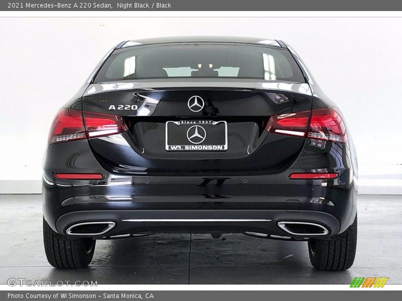 Night Black / Black 2021 Mercedes-Benz A 220 Sedan