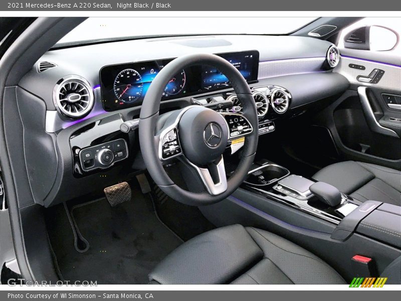 Night Black / Black 2021 Mercedes-Benz A 220 Sedan
