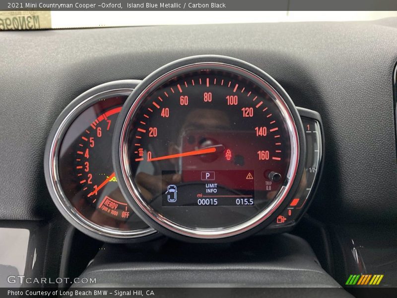 Island Blue Metallic / Carbon Black 2021 Mini Countryman Cooper -Oxford