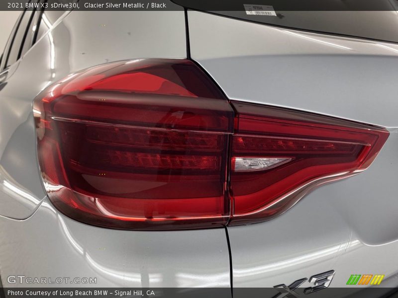 Glacier Silver Metallic / Black 2021 BMW X3 sDrive30i
