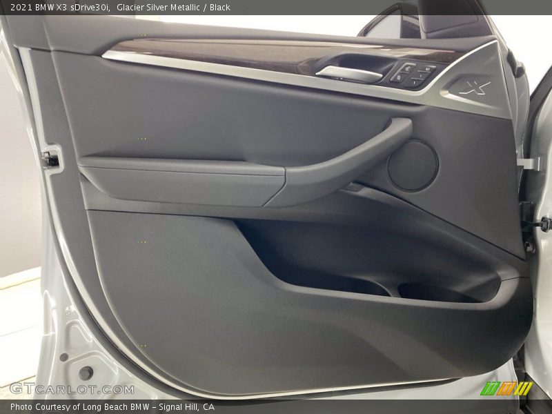 Glacier Silver Metallic / Black 2021 BMW X3 sDrive30i