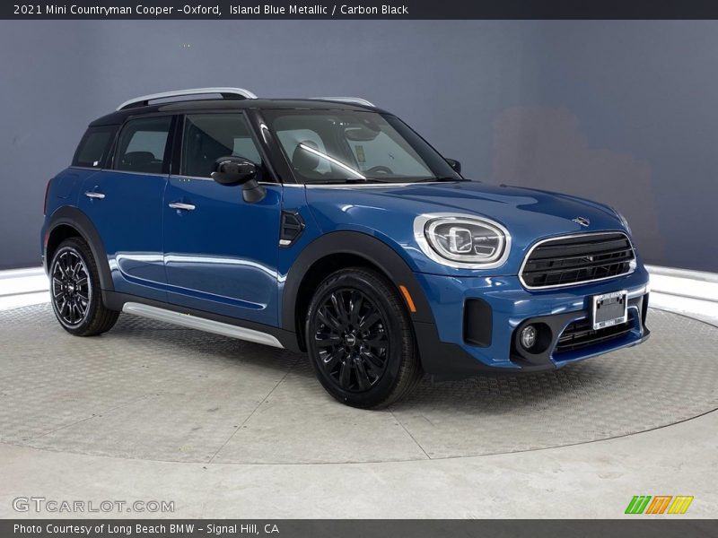Island Blue Metallic / Carbon Black 2021 Mini Countryman Cooper -Oxford