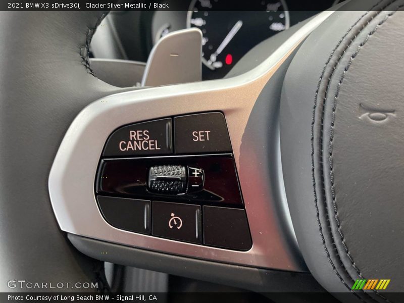 Glacier Silver Metallic / Black 2021 BMW X3 sDrive30i