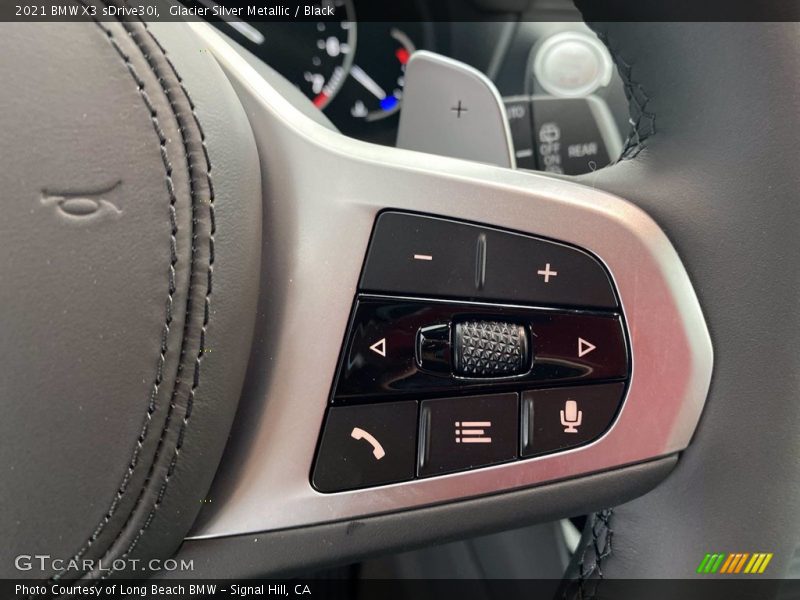 Glacier Silver Metallic / Black 2021 BMW X3 sDrive30i