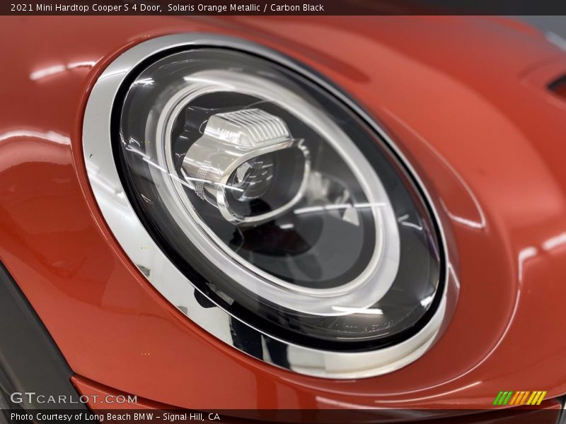 Solaris Orange Metallic / Carbon Black 2021 Mini Hardtop Cooper S 4 Door