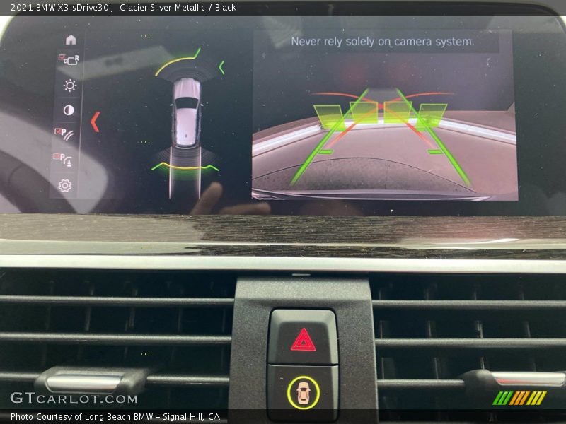 Glacier Silver Metallic / Black 2021 BMW X3 sDrive30i