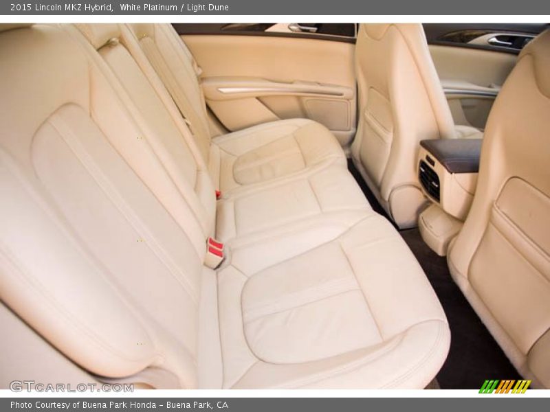 White Platinum / Light Dune 2015 Lincoln MKZ Hybrid