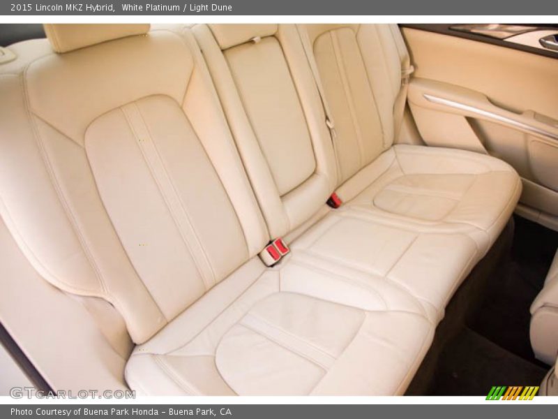 Rear Seat of 2015 MKZ Hybrid
