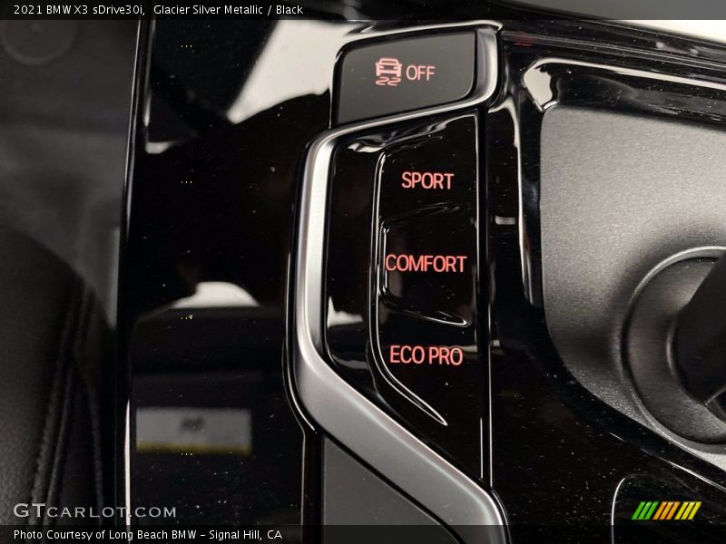 Glacier Silver Metallic / Black 2021 BMW X3 sDrive30i