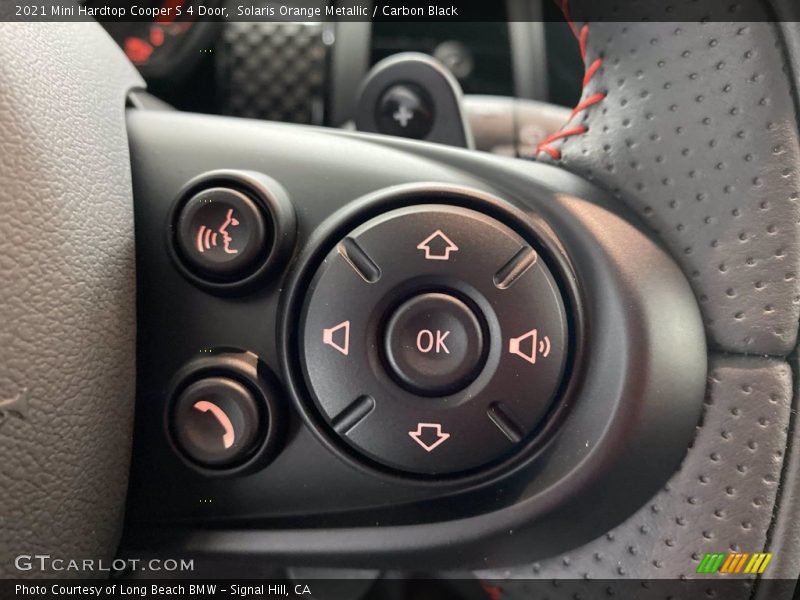 Solaris Orange Metallic / Carbon Black 2021 Mini Hardtop Cooper S 4 Door