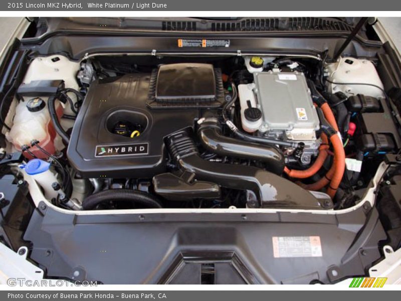  2015 MKZ Hybrid Engine - 2.0 Liter Atkinson-Cycle DOHC 16-Valve iVCT 4 Cylinder Gasoline/Electric Hybrid