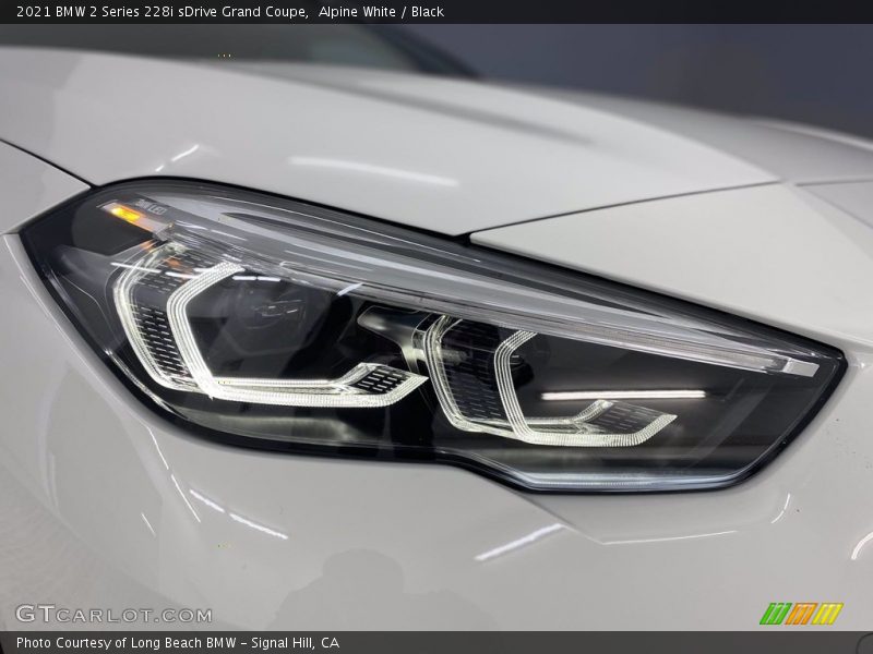 Alpine White / Black 2021 BMW 2 Series 228i sDrive Grand Coupe