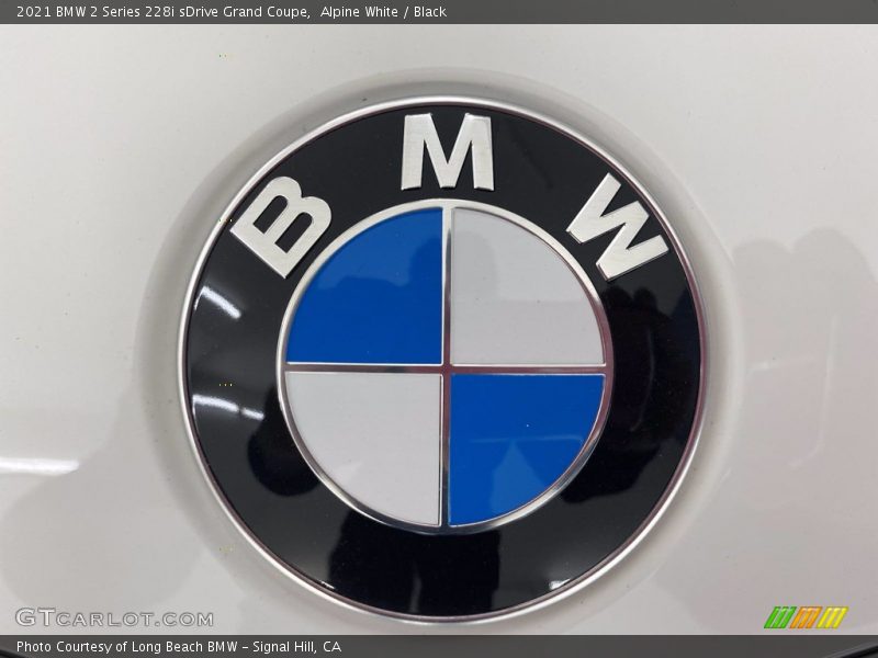 Alpine White / Black 2021 BMW 2 Series 228i sDrive Grand Coupe
