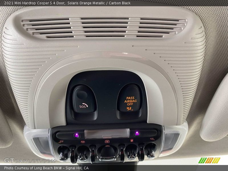 Solaris Orange Metallic / Carbon Black 2021 Mini Hardtop Cooper S 4 Door