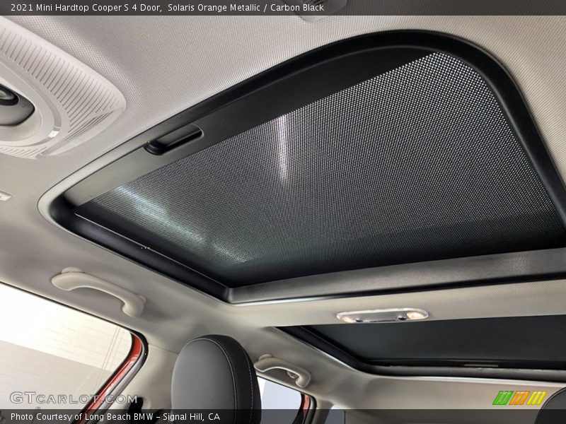 Solaris Orange Metallic / Carbon Black 2021 Mini Hardtop Cooper S 4 Door