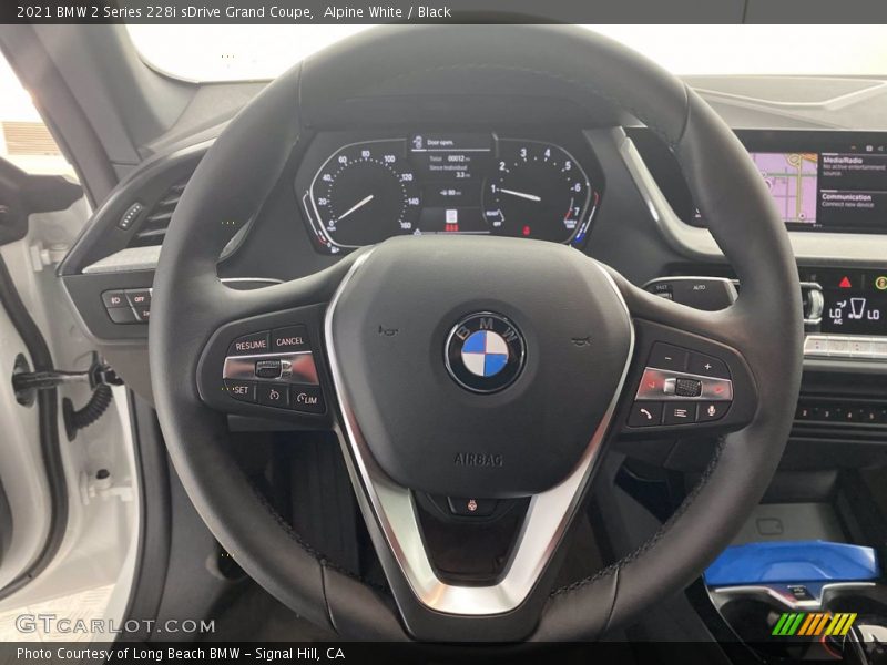 Alpine White / Black 2021 BMW 2 Series 228i sDrive Grand Coupe