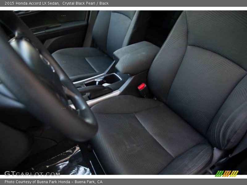 Crystal Black Pearl / Black 2015 Honda Accord LX Sedan
