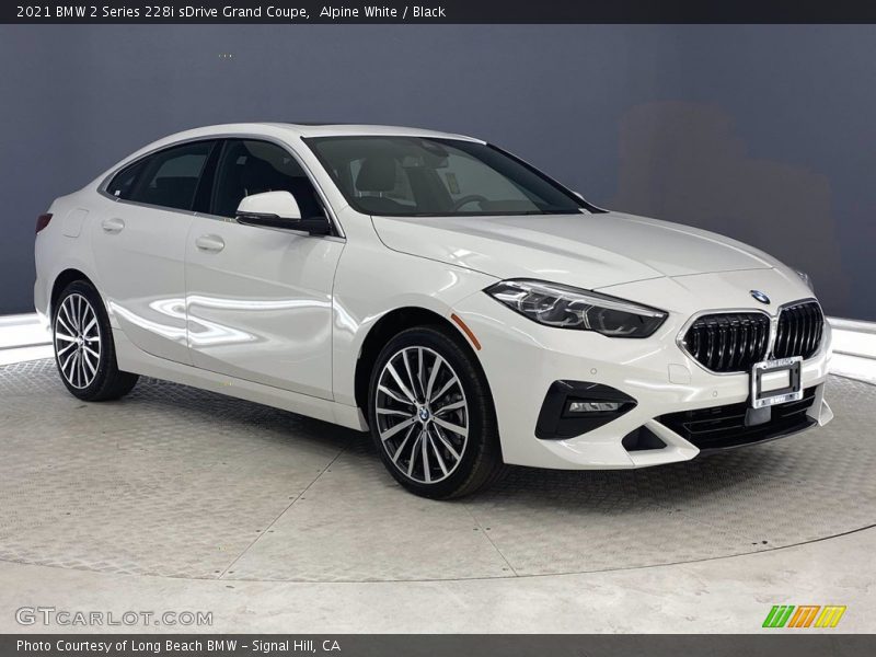 Alpine White / Black 2021 BMW 2 Series 228i sDrive Grand Coupe