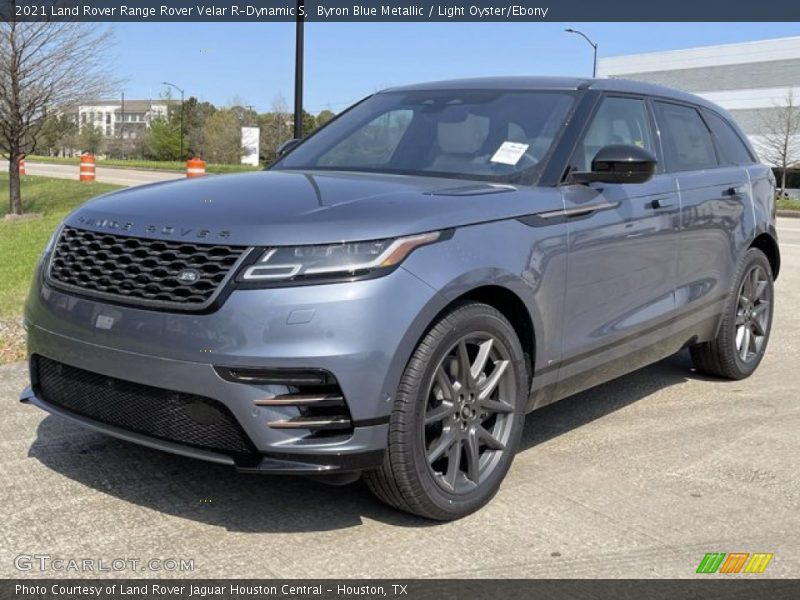 Byron Blue Metallic / Light Oyster/Ebony 2021 Land Rover Range Rover Velar R-Dynamic S