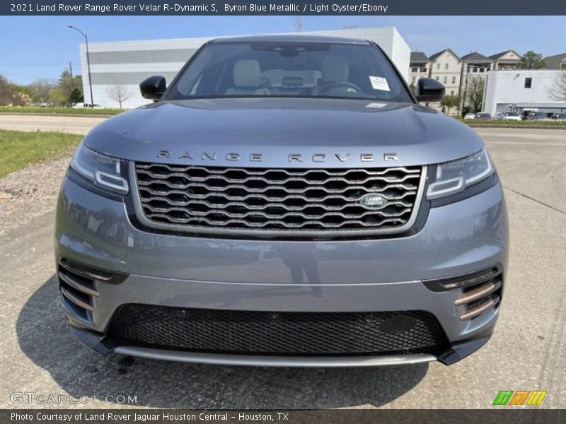 Byron Blue Metallic / Light Oyster/Ebony 2021 Land Rover Range Rover Velar R-Dynamic S