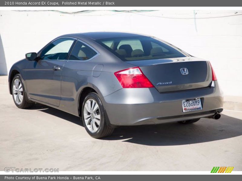 Polished Metal Metallic / Black 2010 Honda Accord EX Coupe