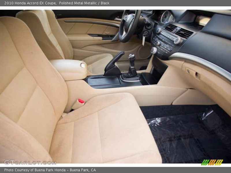 Front Seat of 2010 Accord EX Coupe