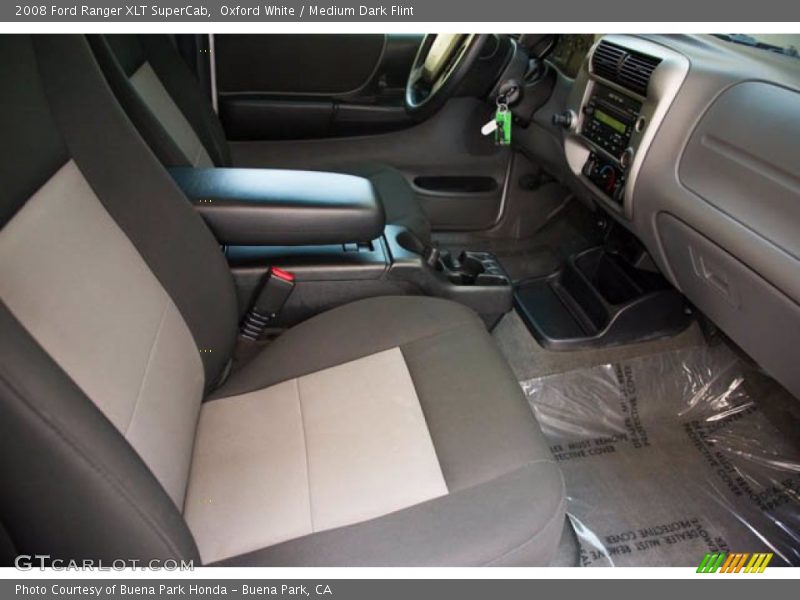 Oxford White / Medium Dark Flint 2008 Ford Ranger XLT SuperCab
