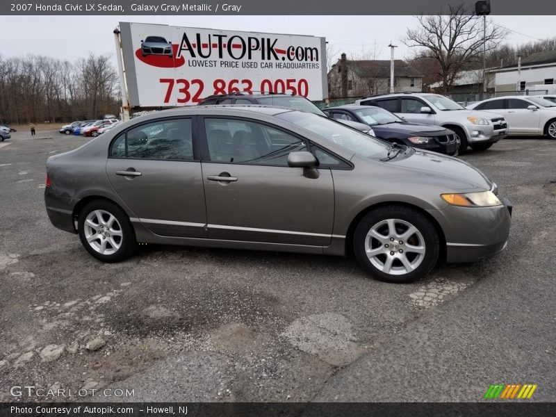 Galaxy Gray Metallic / Gray 2007 Honda Civic LX Sedan