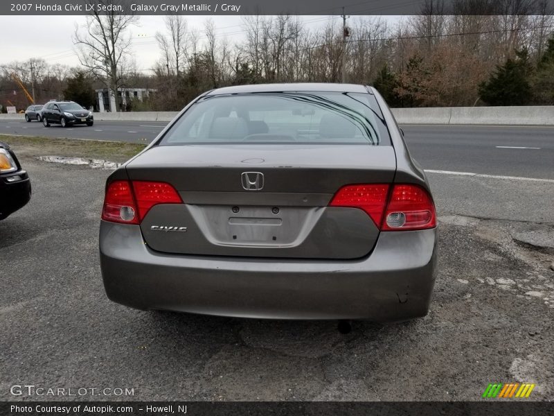 Galaxy Gray Metallic / Gray 2007 Honda Civic LX Sedan