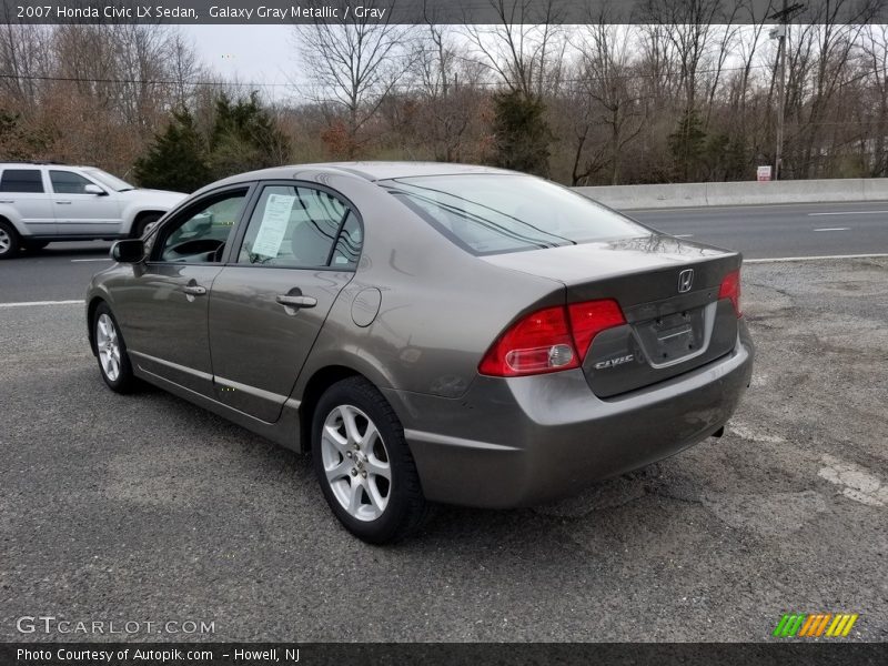 Galaxy Gray Metallic / Gray 2007 Honda Civic LX Sedan