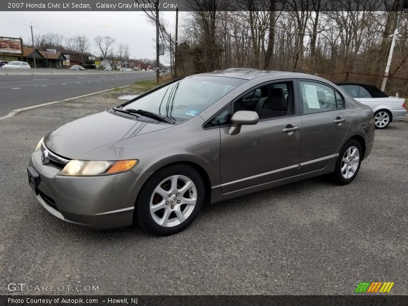 Galaxy Gray Metallic / Gray 2007 Honda Civic LX Sedan