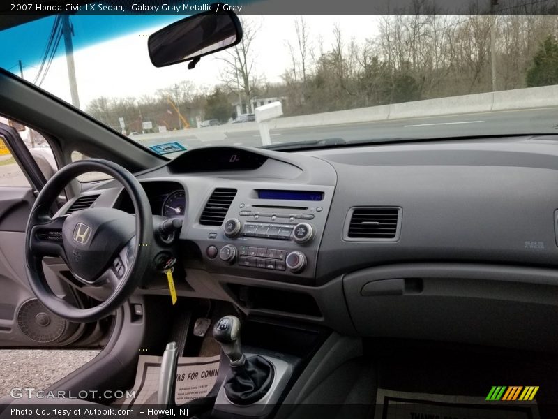 Galaxy Gray Metallic / Gray 2007 Honda Civic LX Sedan