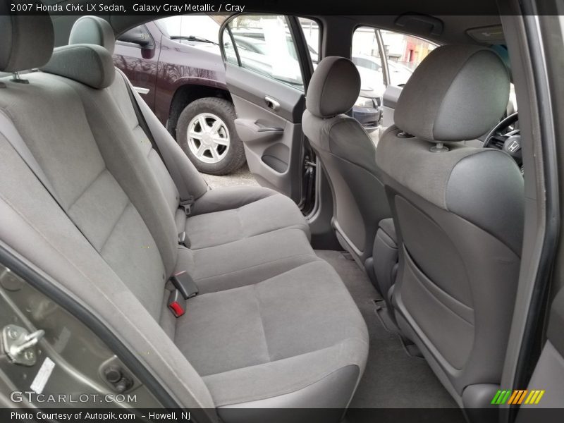 Galaxy Gray Metallic / Gray 2007 Honda Civic LX Sedan