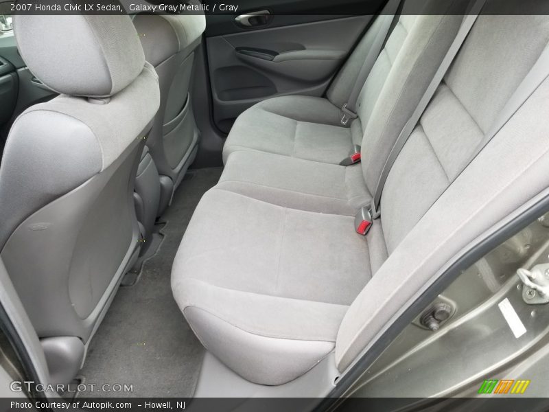 Galaxy Gray Metallic / Gray 2007 Honda Civic LX Sedan