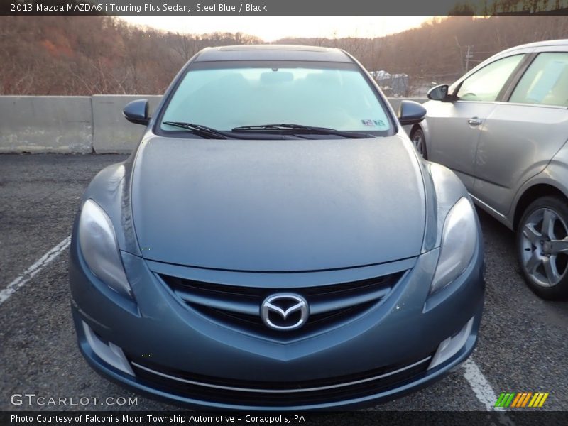 Steel Blue / Black 2013 Mazda MAZDA6 i Touring Plus Sedan