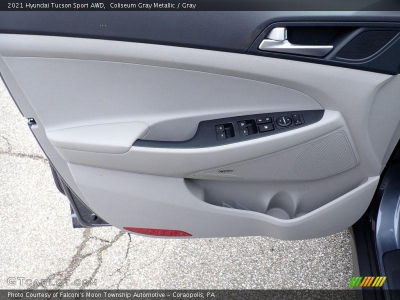 Coliseum Gray Metallic / Gray 2021 Hyundai Tucson Sport AWD