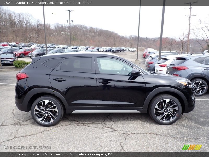 Black Noir Pearl / Black 2021 Hyundai Tucson Sport AWD