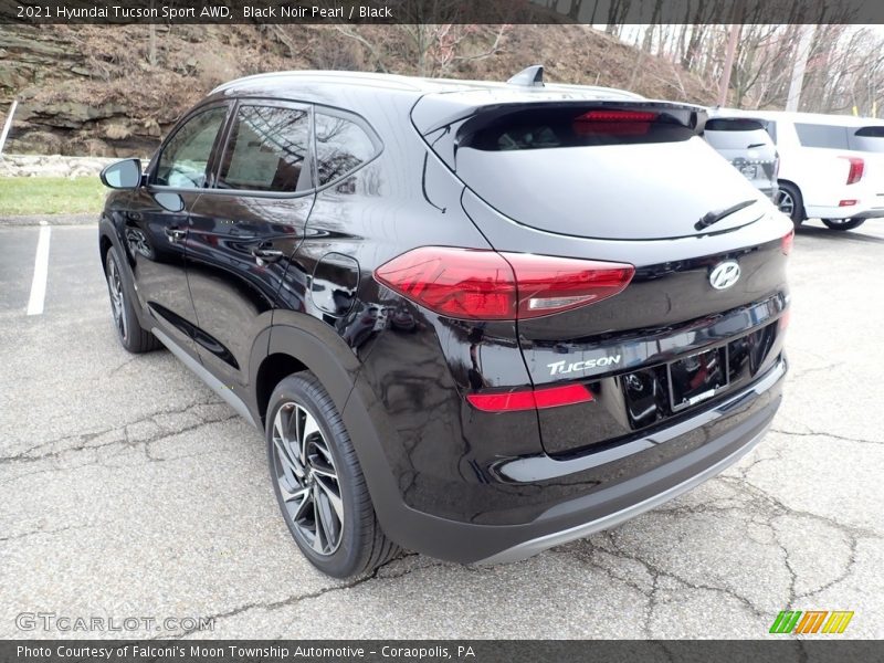 Black Noir Pearl / Black 2021 Hyundai Tucson Sport AWD