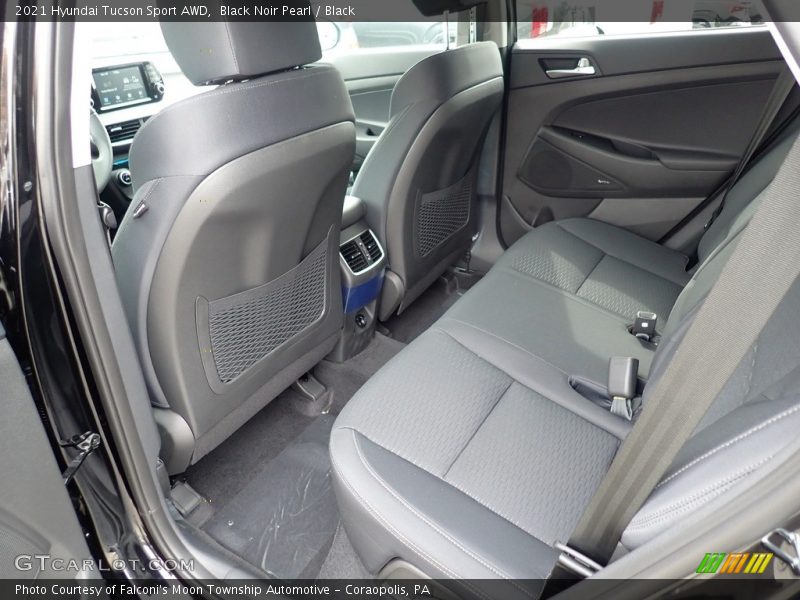 Black Noir Pearl / Black 2021 Hyundai Tucson Sport AWD